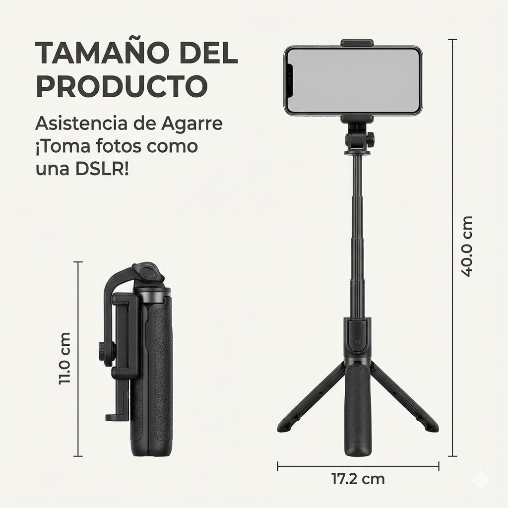 El mejor palo selfie magnético multiusos